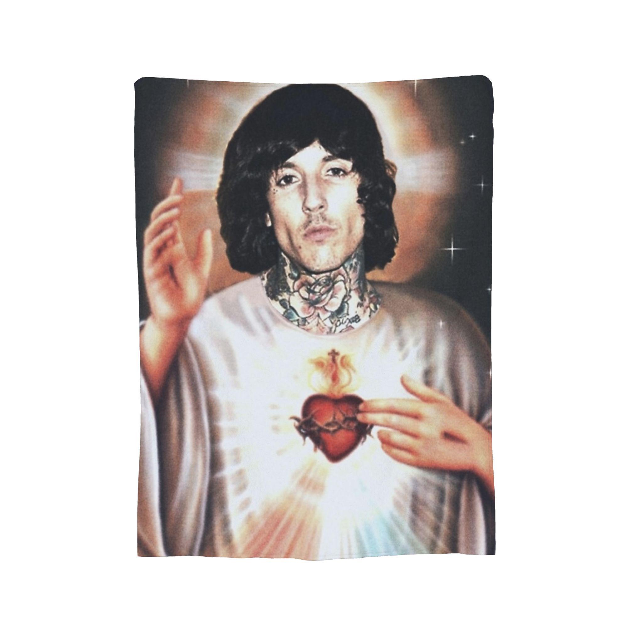 

Saint Oli Sykes Bringed Me The Horizoned Blankets Fleece Winter Multi-function Soft Throw Blanket for Bedding Office Quilt 75x90cm
