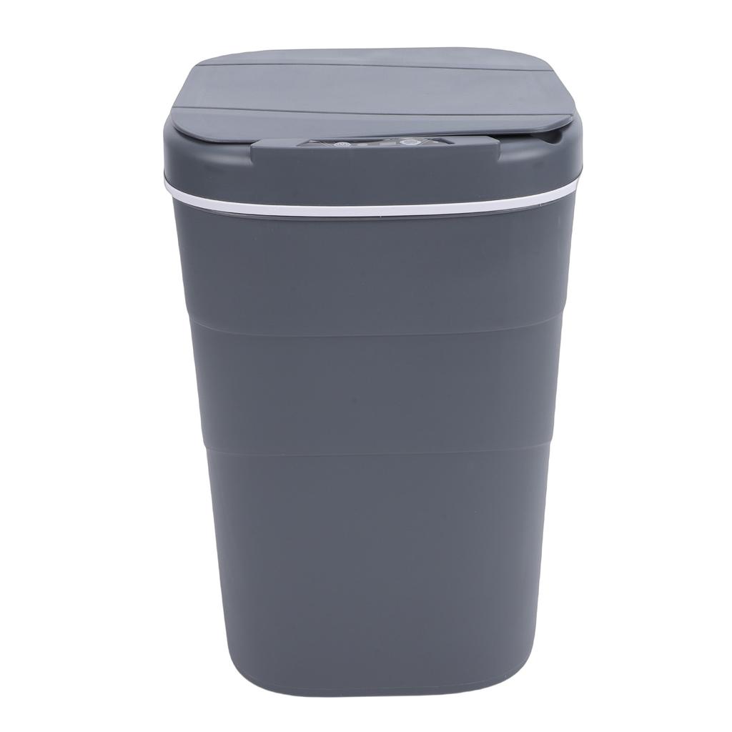 Motion Sensor Trash Can 18L Automatic Touchless Garbage Bin with Blue Luminous Press   for Bathroom Kitchen Living Room