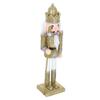 Wooden Nutcracker Soldier Christmas Decoration Classic Handcrafted Desktop Nutcracker Decor Festive Holiday Table Centerpiece