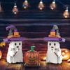 Popular Halloween compatible Lego small particles building block ghost pumpkin puzzle assembled toy gift