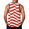 Men's Sleeveless Crew Neck Tank Top with USA 2026 Soccer Graphic Casual Outdoor Sportswear Comfortable Fit