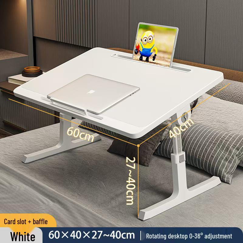 Foldable Bedside Table for Reading, Writing, and Computing - Ideal for Students and Dorms