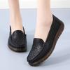 Women Moccasins Driving Shoes Comfort Casual Nurse Loafers Walking Shoes Summer Grey Black Hollow Shoes Plus Size