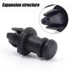 20/2PCS Car Retainer Clips Black Vehicle Trunk Luggage Rack Hook Pivot Fastener Buckle Interior Trim Card Door Liner Fixed Clamp