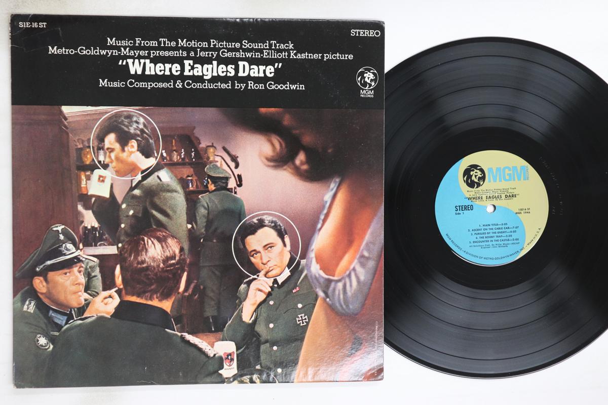 

LP Record RON GOODWIN - Where Eagles Dare 1SE16ST MGM 1969 US Soundtracks & Musicals Used