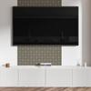 Pack of PVC Tiles with Pattern for the Living Room Self-Adhesive Pattern with Delicate Flowers 4x50x50 cm
