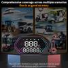 NEWEST Motorcycle OBD2 Head Up Display G25 Vehicle Speed, Clock, and Travel Time Display Outdoor Car Motorcycle Riding Equipment
