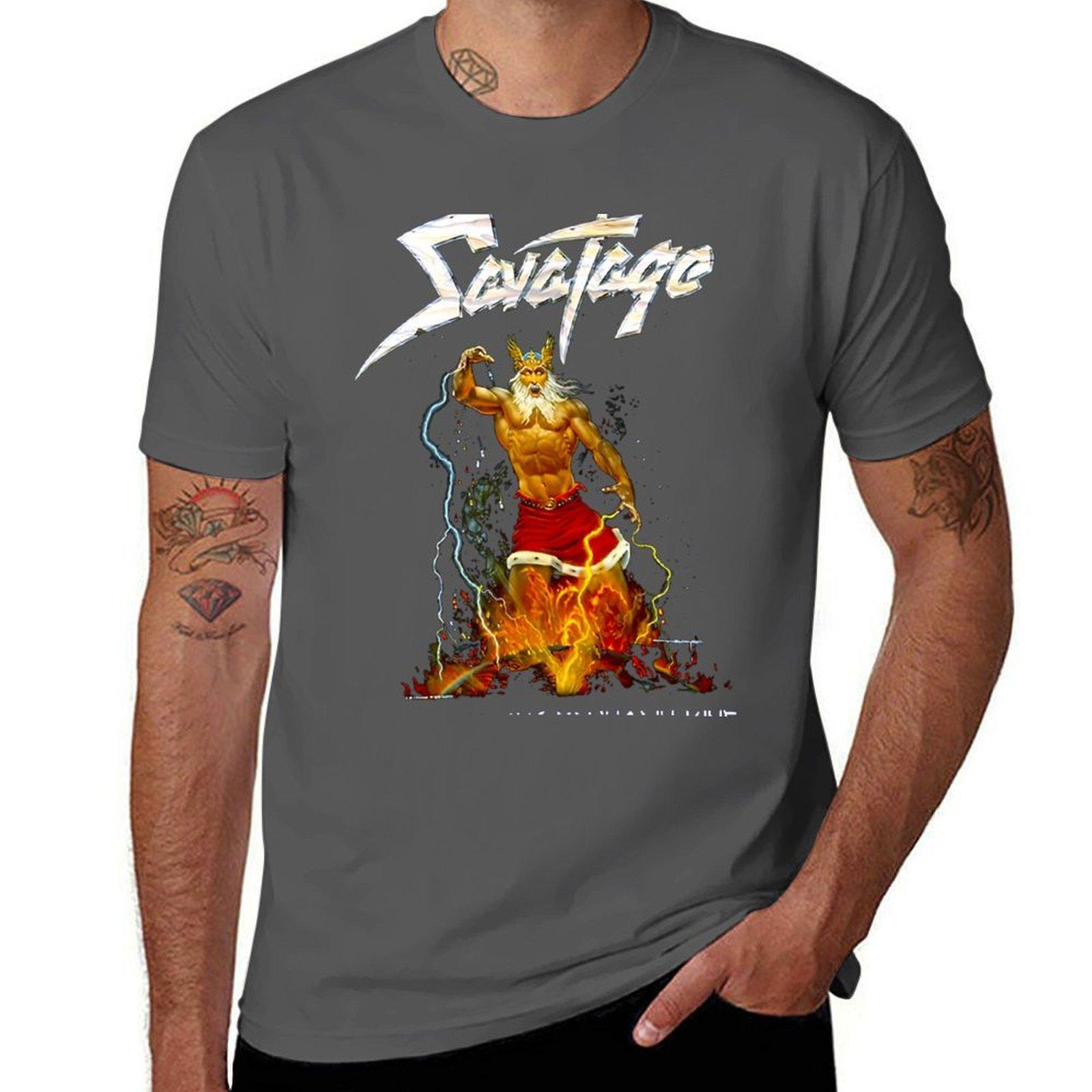 

Mountain King 001 Savatage 01 Best Trending TShirt AntiPerspiration Workout Top 4XL