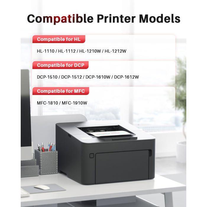 Cartouche de Toner - LASER GENETICS CARRON - TN1050 - Compatible - Noir - 1000 pages