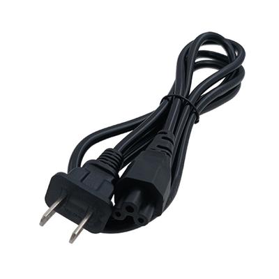 Practical Power Connection Cable Laptop Power Cable 2 Prong Plug Metal Construction Fast Efficient Charging Cables