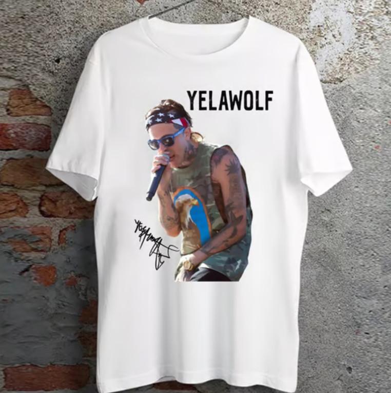Hot Yelawolf Tour Shirt Gift For Fans Men White  Tee F147 Unisex T-Shirt XXL