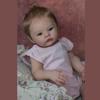 19-Zoll-Rebornpuppen MEADOW Handgemachte 3D-bemalte Haut Neugeborene Puppe Soft-Touch-Stoffkörper mit PP-Baumwolle Bebe Reborn-Puppe Kindergeburtstag Weihnachtsgeschenk