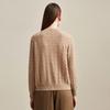 Zhaojun Women's Pure Cashmere Cable Knit Cardigan Sweater