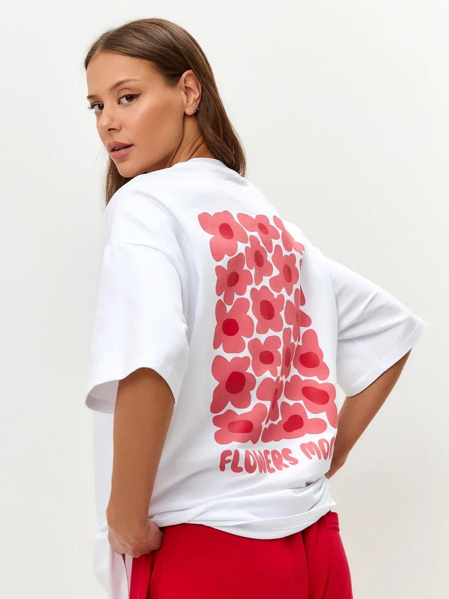 Kiwi bird eating kiwi fruit print T-shirt XL
