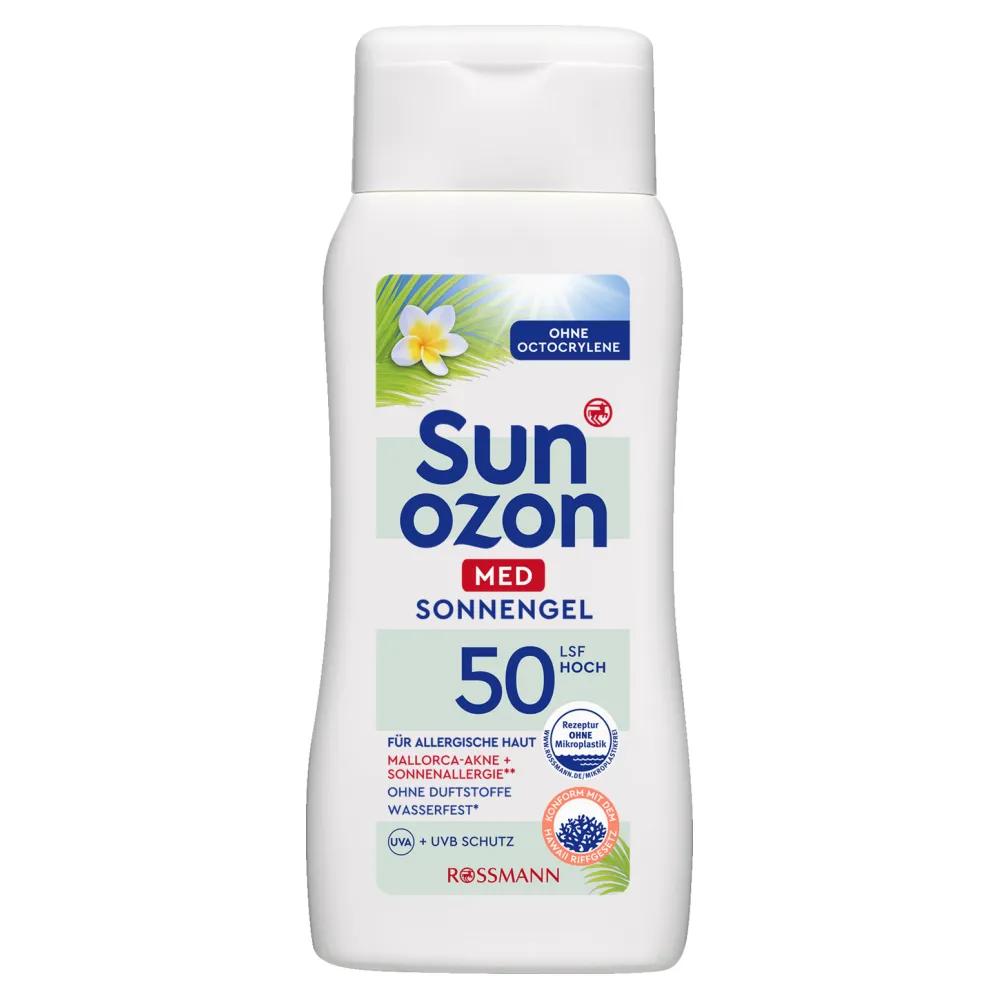 ROSSMANN sunozon MED sun gel SPF50, 200ml
