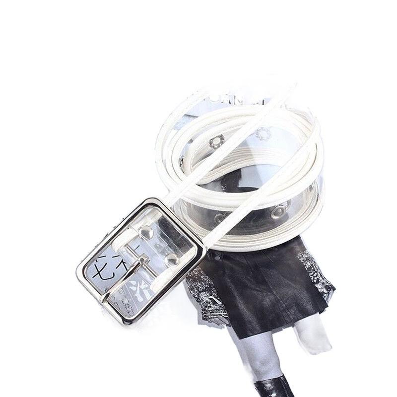 Modern Transparent Waist Belt For Women With Stylish Buckles For Casual And Looks Dressy
