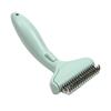 Floating Stainless Steel Dog Hair Removal Brush For Long Hair Breeds Puppy Cat Comb Pet Grooming Products Curved Design