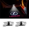 2/4pcs Led Lights Car Door Projector Welcome Lamp Accessories For Lexus LS 2006 ES 2006 IS 2006 LX 2007 RX 2007 GS 2012 GX 2010