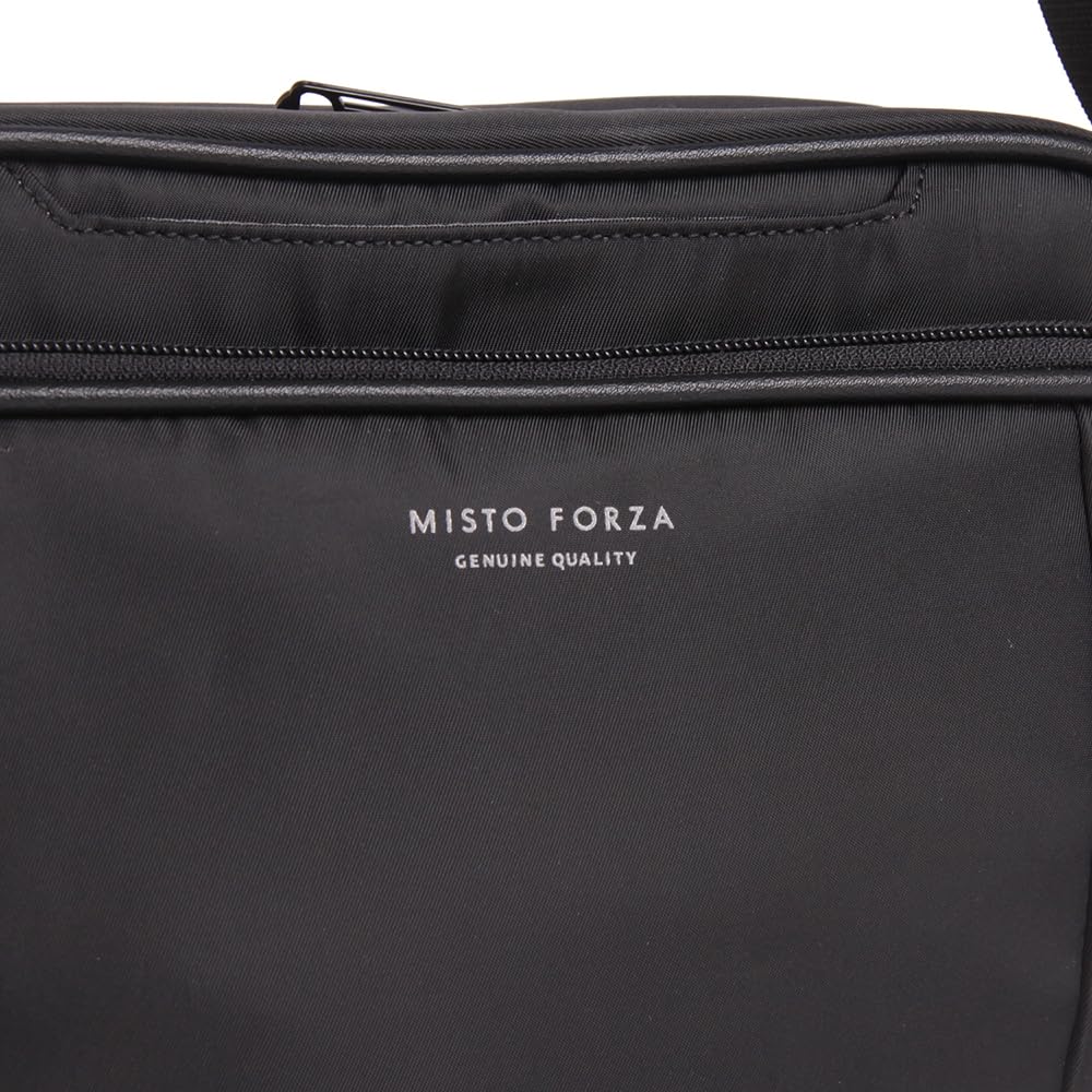 Horizontal Shoulder Bag FMN31 Black [Misto Forza]