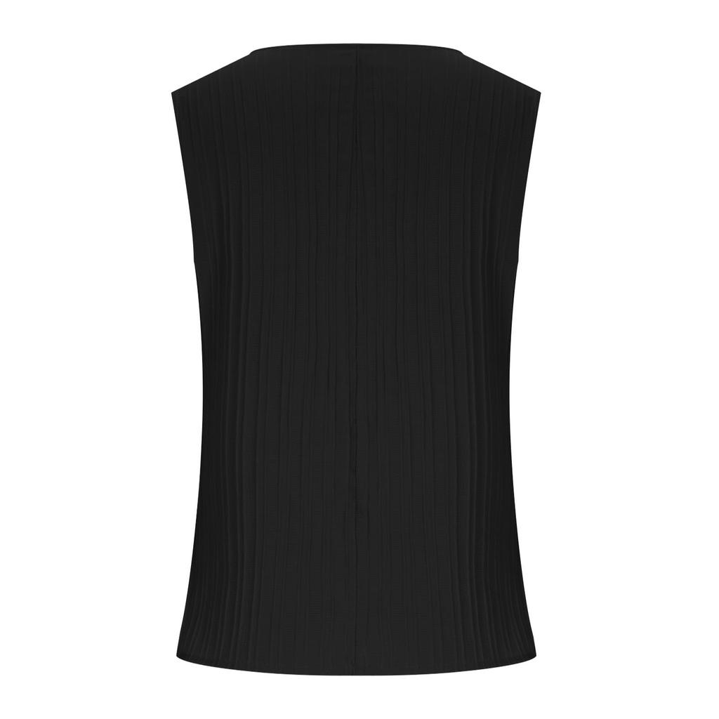 Women Loose V Neck Sleeveless Going Out Casual  Lace Trim Tank Tops