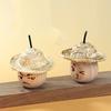 2pcs Cute Snow Pear Diffuser Handmade Perfume Diffuser Solid Wood Ornaments  Study Display