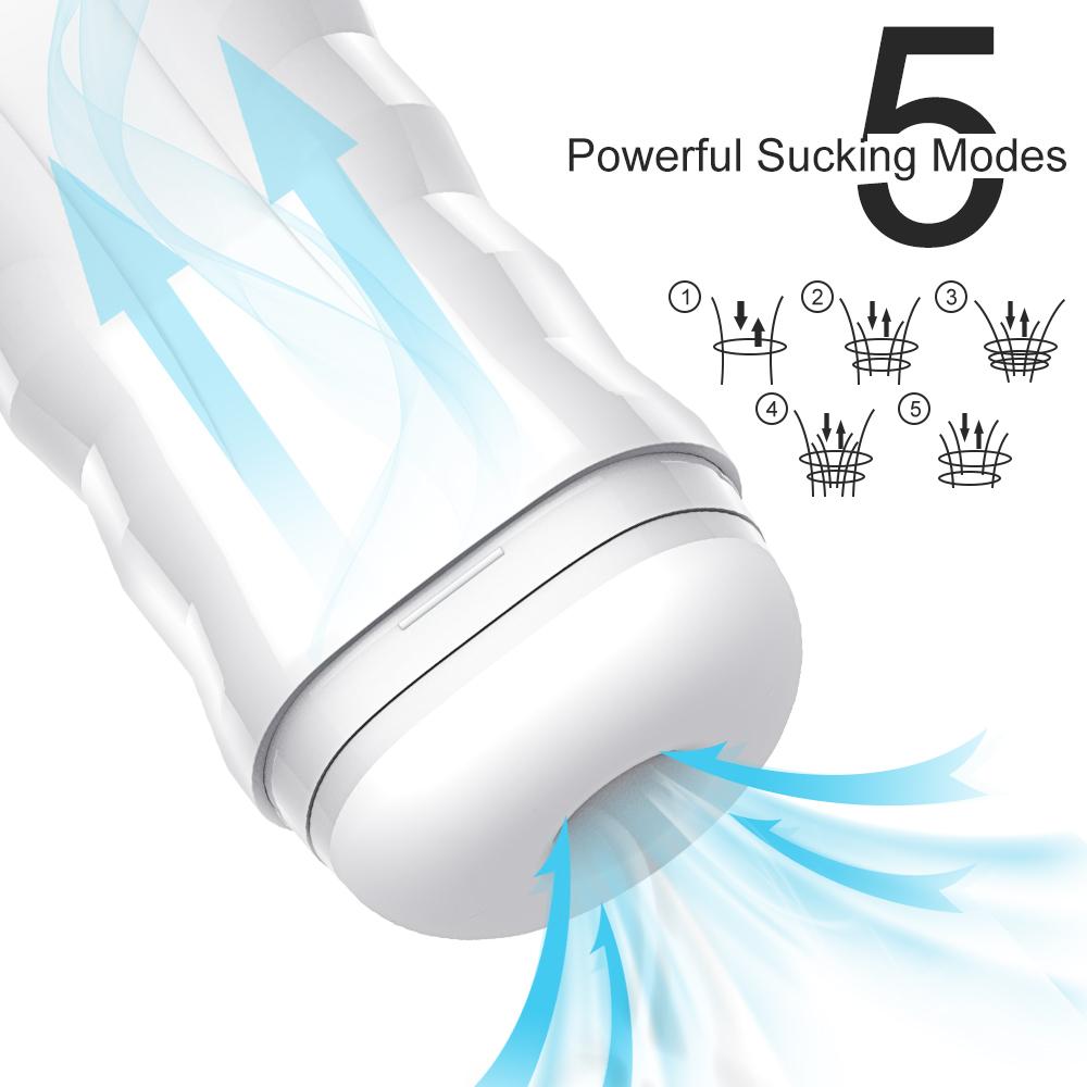Männlicher Masturbator Cup Luftpumpe Heizung Masturbieren Cup Auto Saugen Smart Echte Pussy Saugen Vigina Masturbation Sexspielzeug für Männer