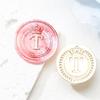 Brass Head Seal Stamp Crown Letters Sealing Wax Stamp for Letter Invitations Decoration English Letters Wax Seal Stamp