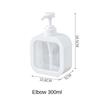 Large Capacity Press Pump Dispenser Bottle Refillable Bottle Shampoo Soap Shower Gel Lotion Detergent Storage Container #3419
