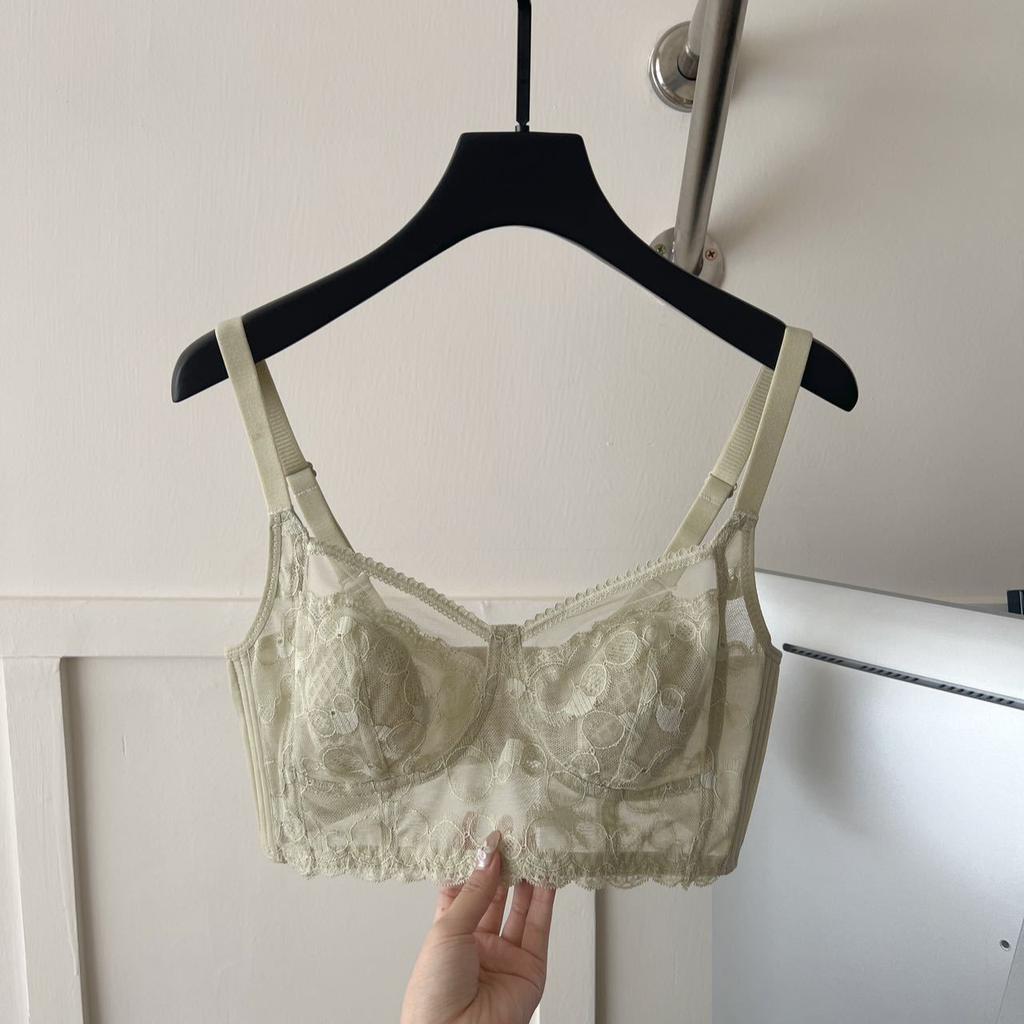 Soutien-gorge Fin avec Oreilles de Lapin Lingerie Sexy en Dentelle Soutien-gorge Rétracteur de Sein Anti-affaissement pour Femmes Soutien-gorge Push Up