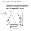 Jundingying Outdoor Hexagonal Camping Tarp