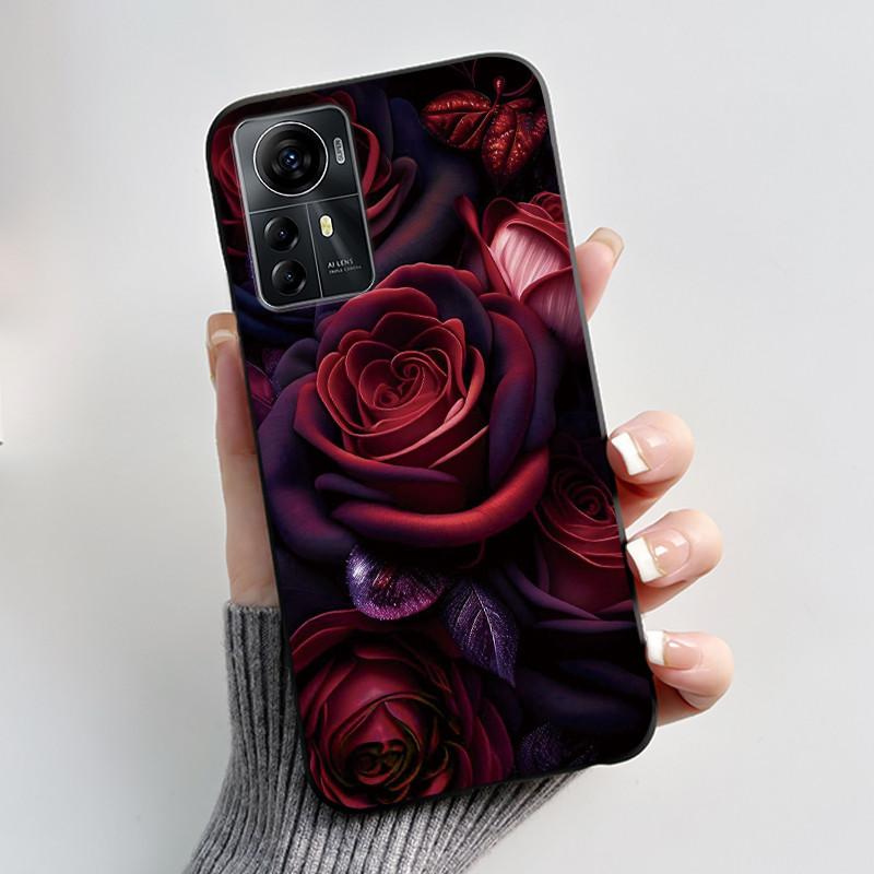 Casing For ZTE Blade A72s A7050/V41 Smart Case Luxury Dragon Cute Cool Boys Girls Black Matte Soft TPU Silicone Shell Back Cover