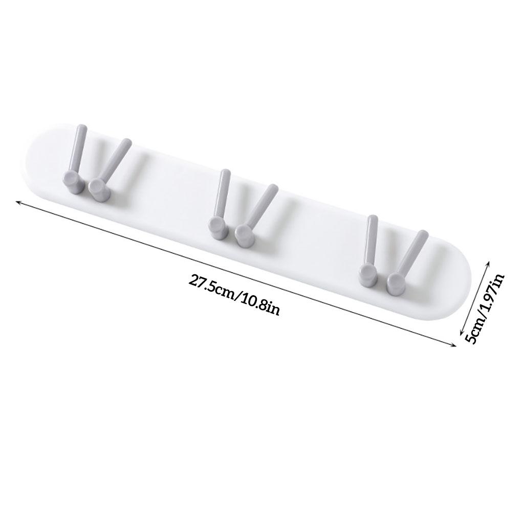 Ganci Appendiabiti Autoadesivi per Porte e Pareti Ganci Gancio Appendiabiti per Storage in Bagno e Cucina