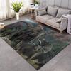 Cartoon Dinosaur Jungle Green Pattern Carpet Soft Non -Slip Indoor Rug Cartoon Game Rug Room Bedside Crawling Anti -Fall Floor Mat
