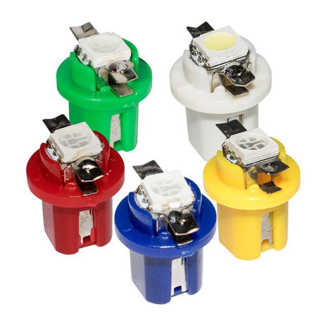 4pcs Car Lights Instrument Panels Bulb Dashboard Dash Side Switch Lamp 12V Car Led Light Rechargeable Bulb Car Accessories