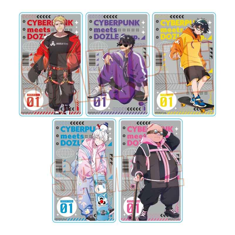 

Bell House Dozle Trading Acrylic Card CYBERPUNK Meets DOZLE Corp. 1 Box Approx. W55 x H90mm Acrylic