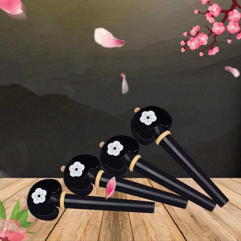 4Pcs Cello Reamer Tuner Musical Instrument Accessories Cello Pegs for Tuning Peg Cello Tuning Peg Mechanic Accessories