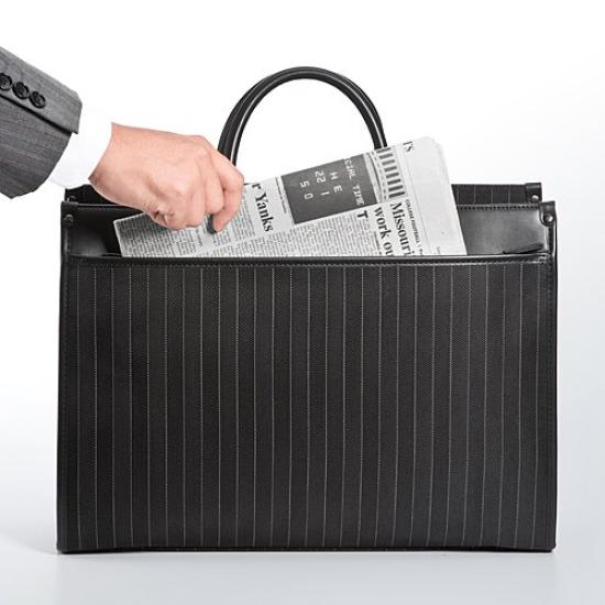 Sanwa Direct Business Bag Double Size Handbag Shoulder Commuting Compatible 200-BAG088