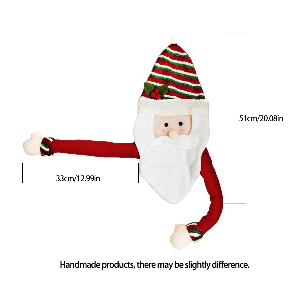 

1pcsChristmas Tree Topper, Xmas Ornaments Christmas Tree Hat Christmas Tree Topper Decorations for Christmas Home Party Supplies