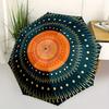 1pc Mandala Pattern Automatic Umbrella - 8-Rib Foldable Design, Outdoor Adventures, and Family Celebrations Y250829088