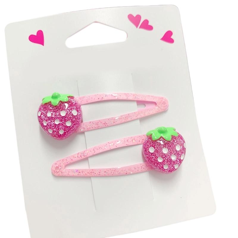 2pcs Sparkling Butterfly and Cupcake Hair Clip for Girls Cartoon Hairpin Hair Ornament Kids Hair Accessory Gift Set