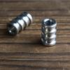 Colorful Knife Drop Fingertip Gyro Pendant Adult Fidget Toy Paracord Rope Decompression Toy Edc Stainless Steel Accessory
