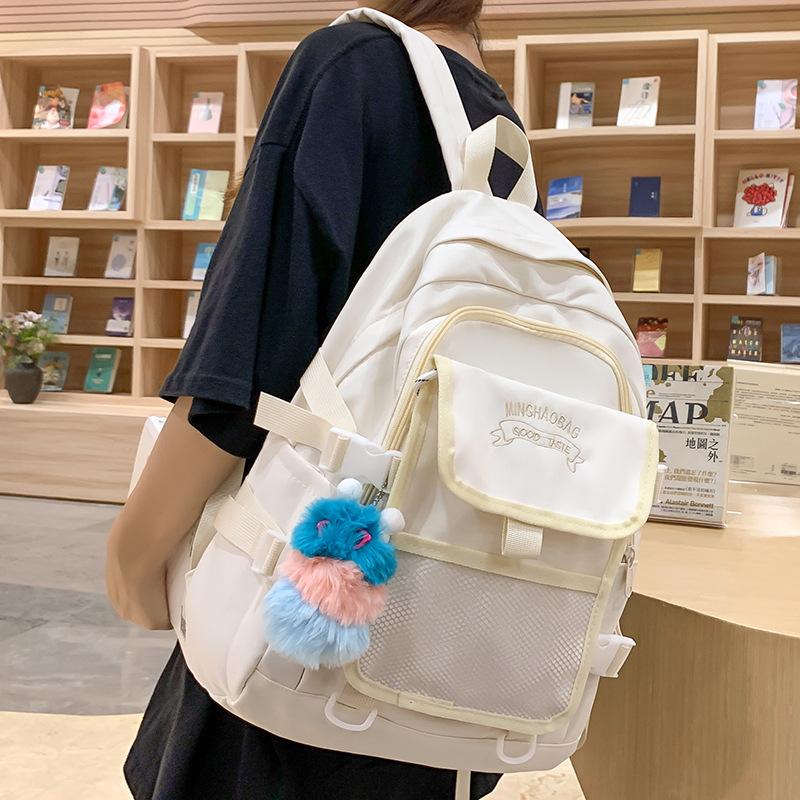 School Bag Elementary School Girl College Student Junior High School Student High School Student Male Large Capacity Backpack Backpack