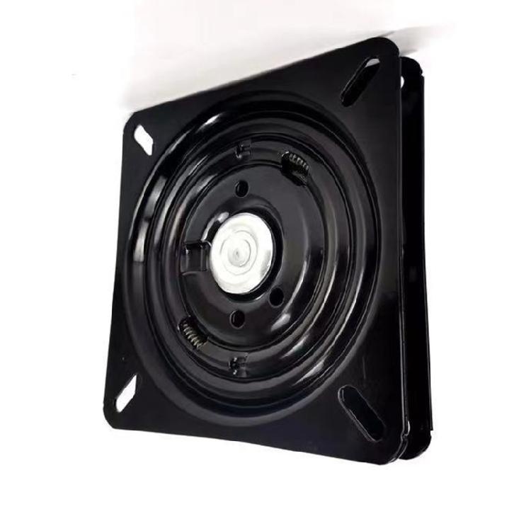 Piatto Girevole Quadrato Robusto Girevole a 360 Gradi Piatto Base di Montaggio Girevole Quadrato per Sgabello e Sedia