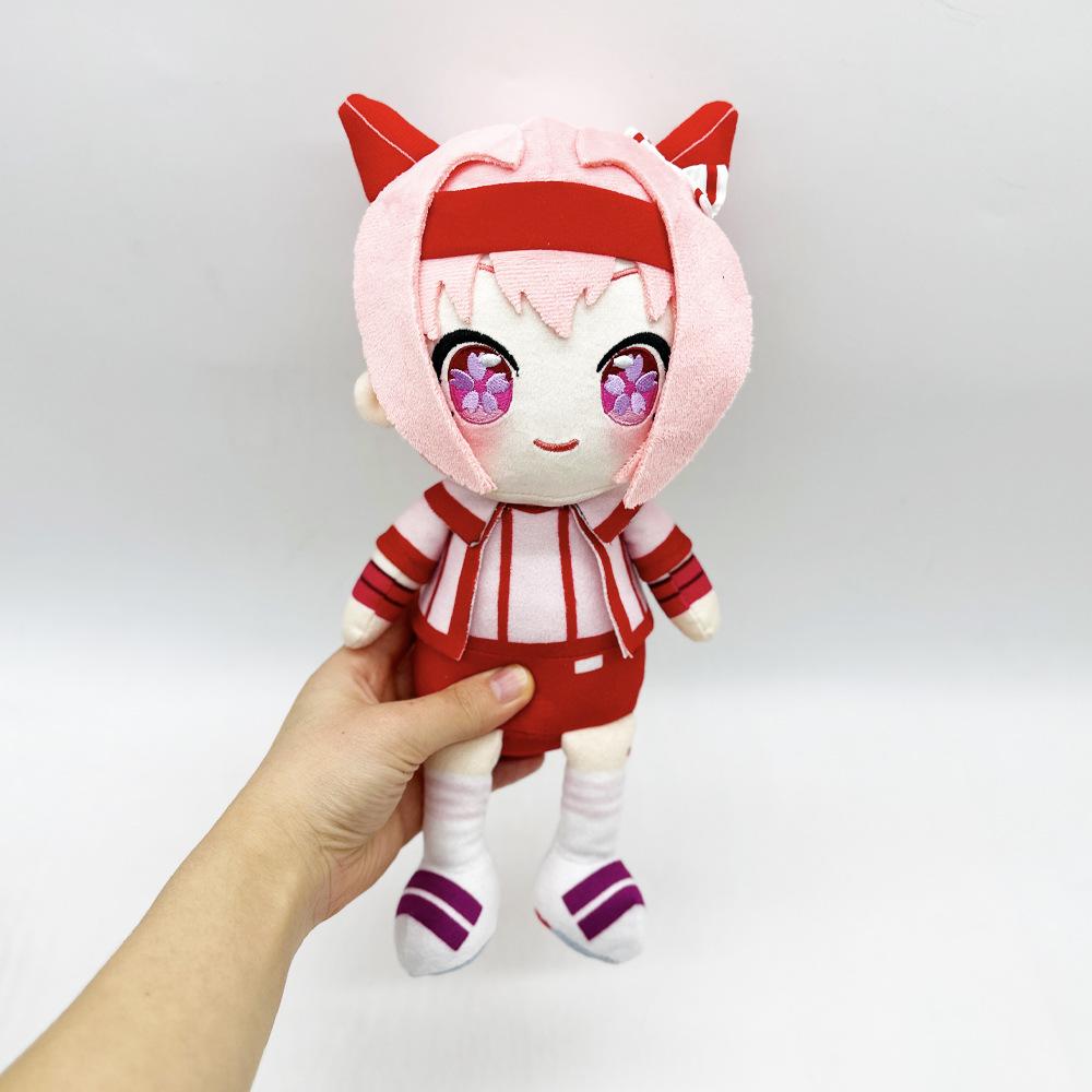 Anime Agnes Tachyon Cartoon Uma Musume Plush Toy Cute Stuffed Plushie Pillow Doll for Kid Birthday Christmas Gift