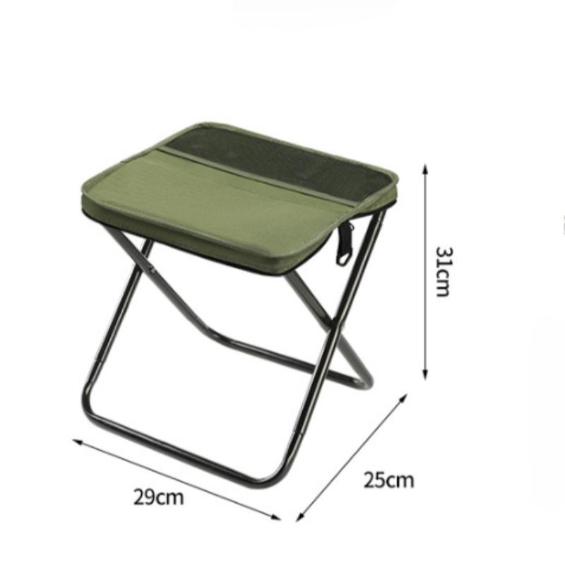 Mini Składany Stołek z Torbą do Przenoszenia Przenośny Lekki Wytrzymały Zewnętrzny Kemping
