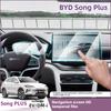 For BYD Song Plus DMI Seal U Sealion 6 Navigation Tempered Glass Screen Protector Central Control Dashboard Blue Light