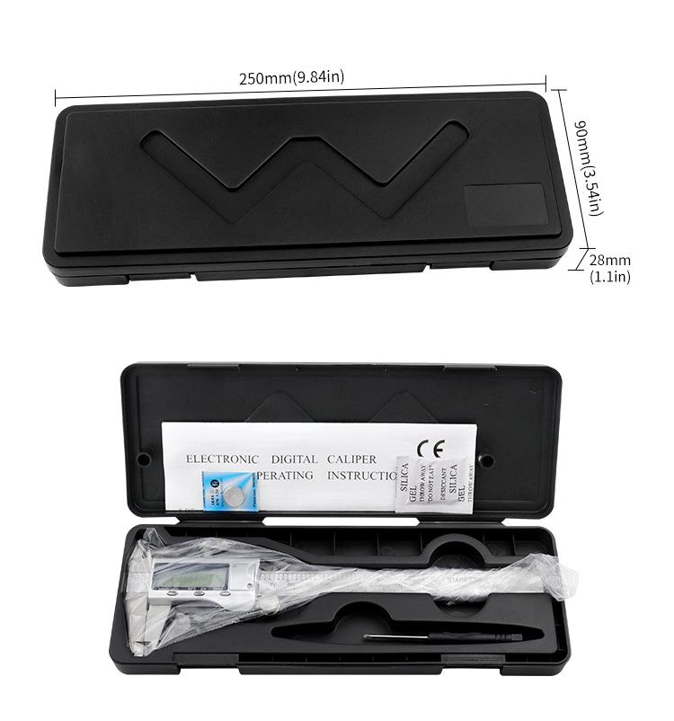150mm Digital Vernier Caliper - Multi-purpose Metric/Inch Electronic Measuring Tool