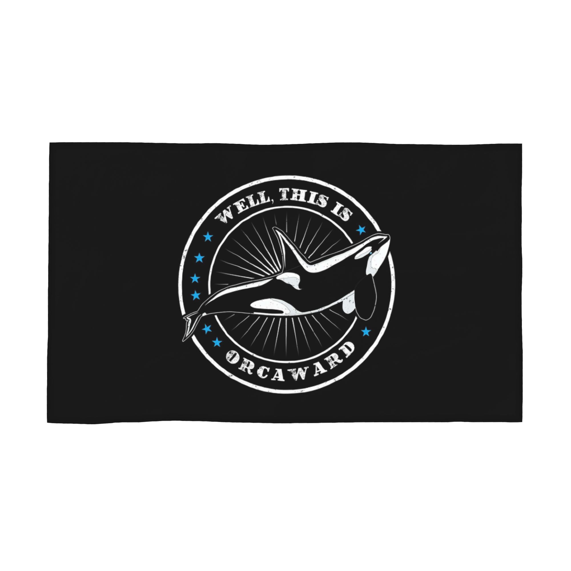 

Well This Is Orcaward Orca Whale Sea Predatory Fish Soft Face Towel Quick Dry Pool Bath Cotton Towels Absorbent W30*H60(CM)