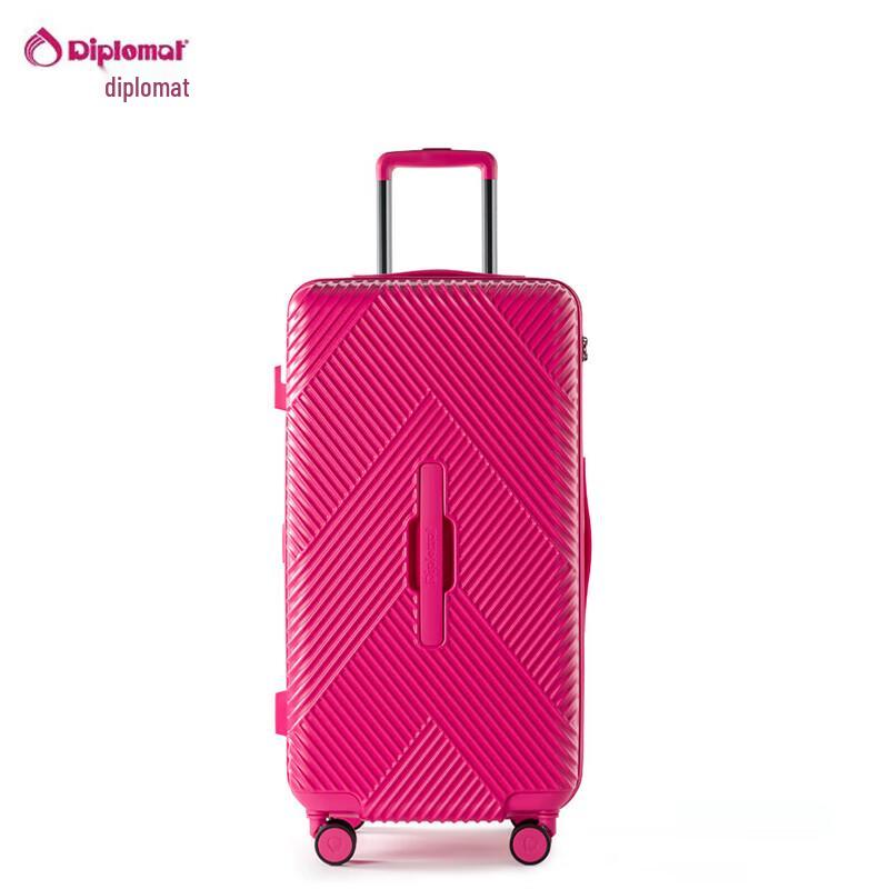 Diplomat 26-inch Large Capacity Zipper Travel Suitcase