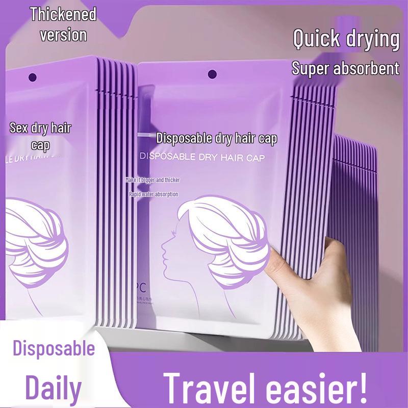 Women's Super Absorbent Quick-Dry Hair Towel - Thickened Disposable Cap